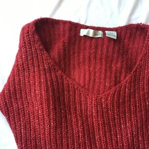 Maroon Knit Sweater